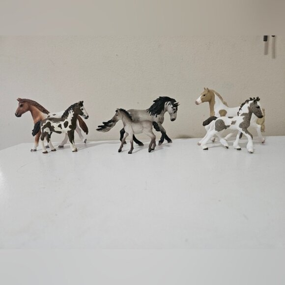 Schleich horses And Ponies Set Of 6 - Picture 1 of 7